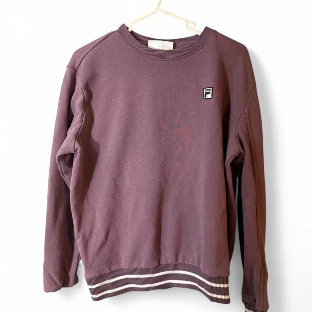 Vintage Y2K FILA Mauve Purple Crewneck Sweatshirt